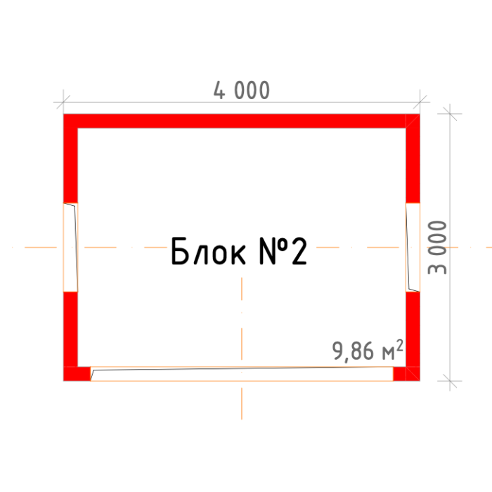 МБ1 - Дом из 2-х модульных блоков 19,36 м2 из СИП панелей по канадской технологии в Алматы